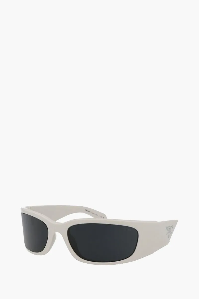 PRADA Men Butterfly Sunglasses in White Acetate 1