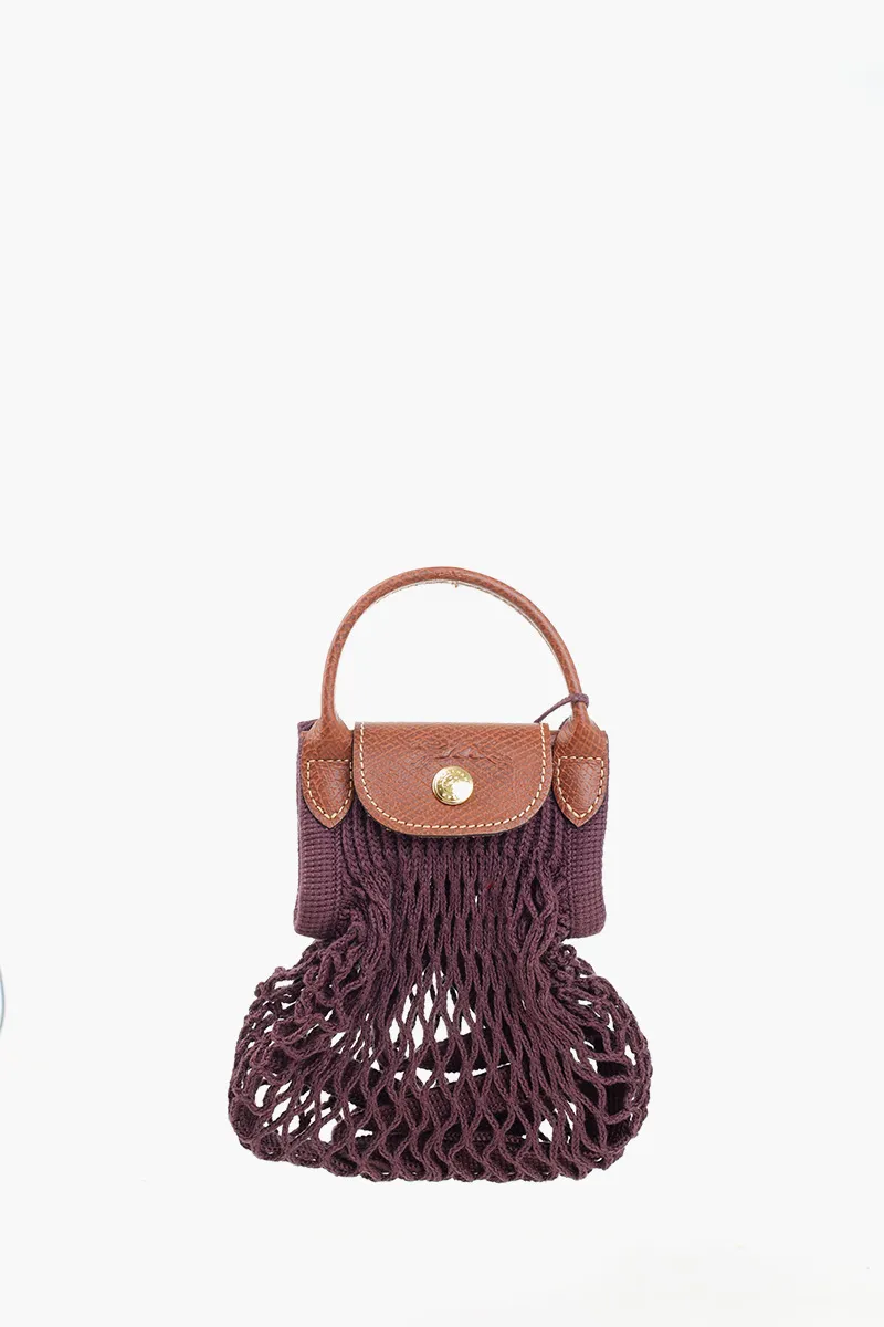 LONGCHAMP Le Pliage Filet XS Crossbody Bag in Eggplant 0