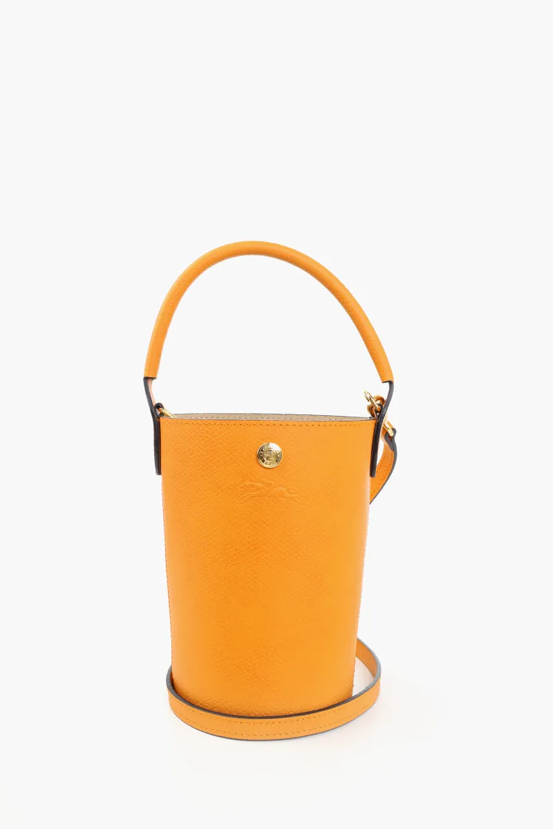 LONGCHAMP Epure Bucket Crossbody Bag in Apricot Leather 0
