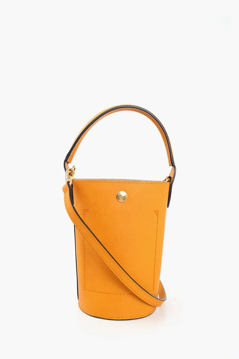 LONGCHAMP Epure Bucket Crossbody Bag in Apricot Leather 2