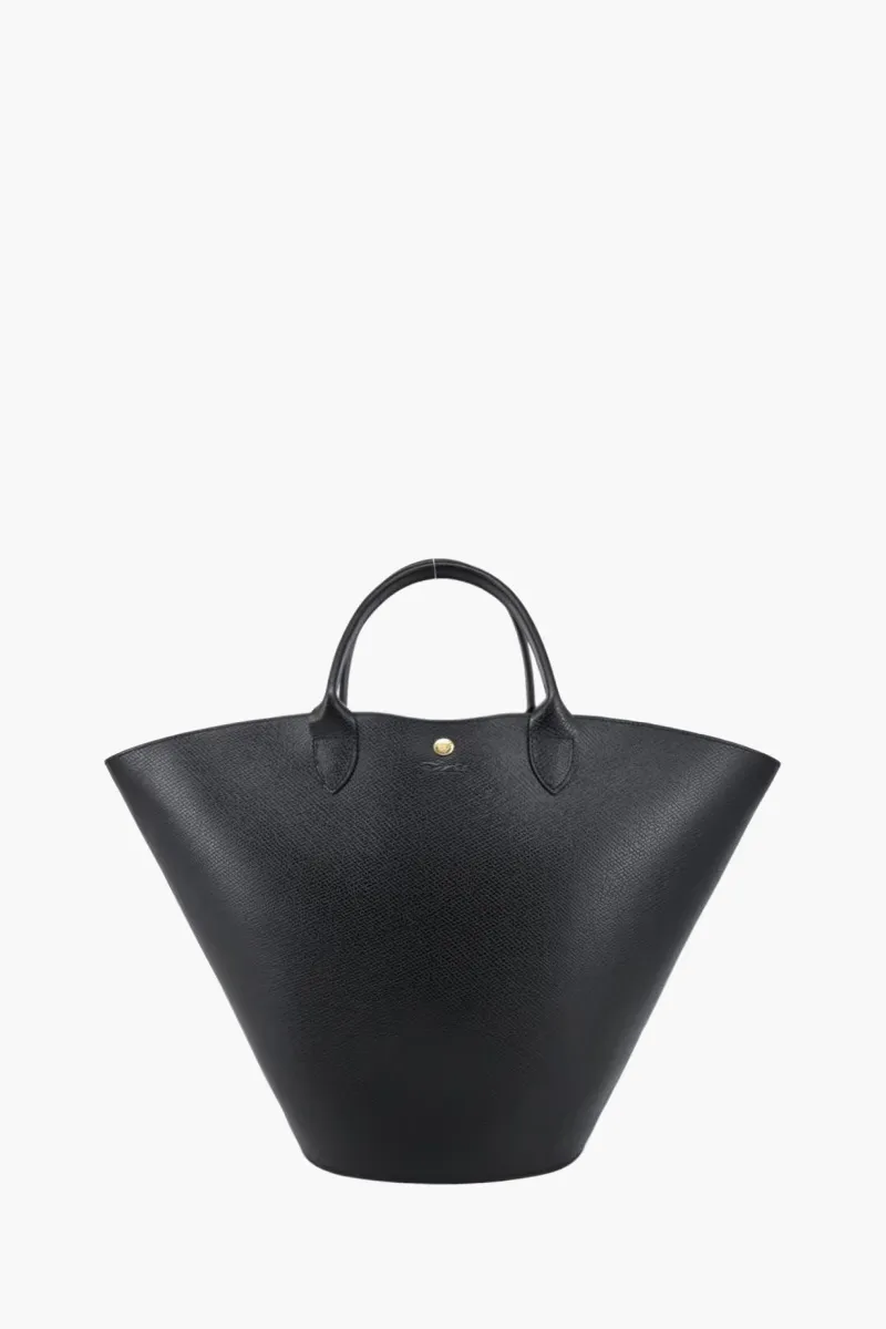 LONGCHAMP EPURE XL Tote Bag in Black Cowhide Leather 0