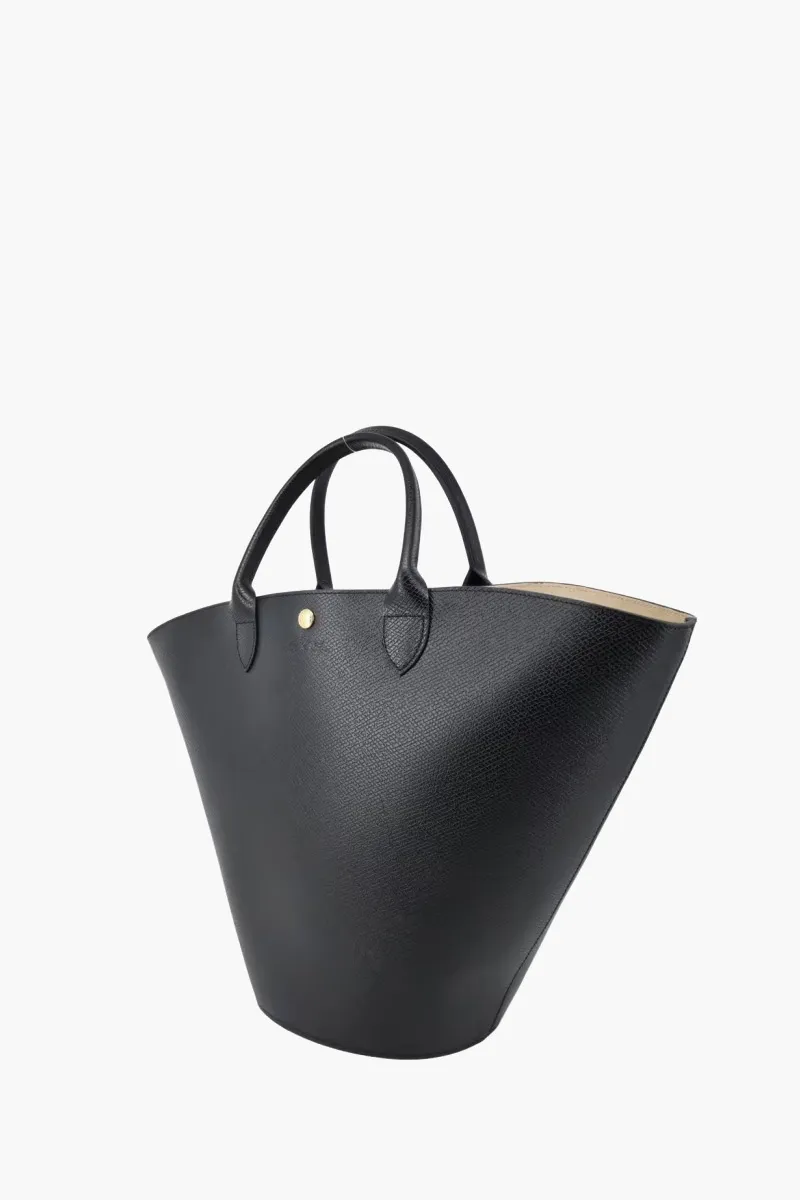 LONGCHAMP EPURE XL Tote Bag in Black Cowhide Leather 1