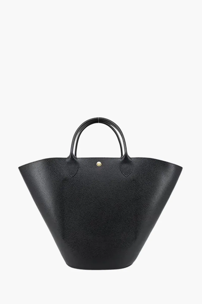 LONGCHAMP EPURE XL Tote Bag in Black Cowhide Leather 2