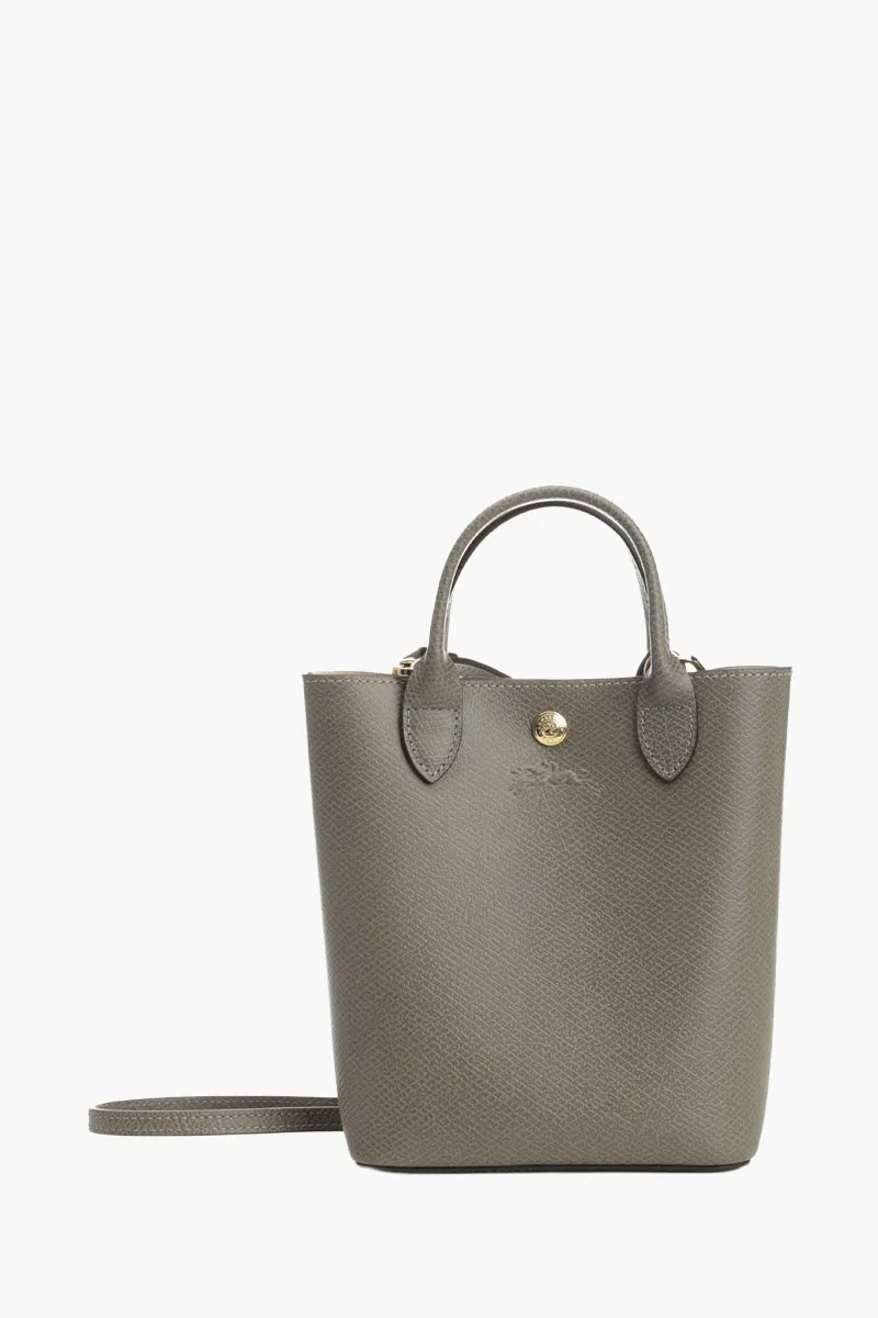 LONGCHAMP Expure XS Tote Bag in Turtledove Leather with Adjustable Shoulder Strap 0