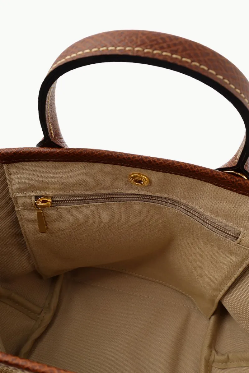 LONGCHAMP XS Le Pliage Collection Basket Bag in Brown  3