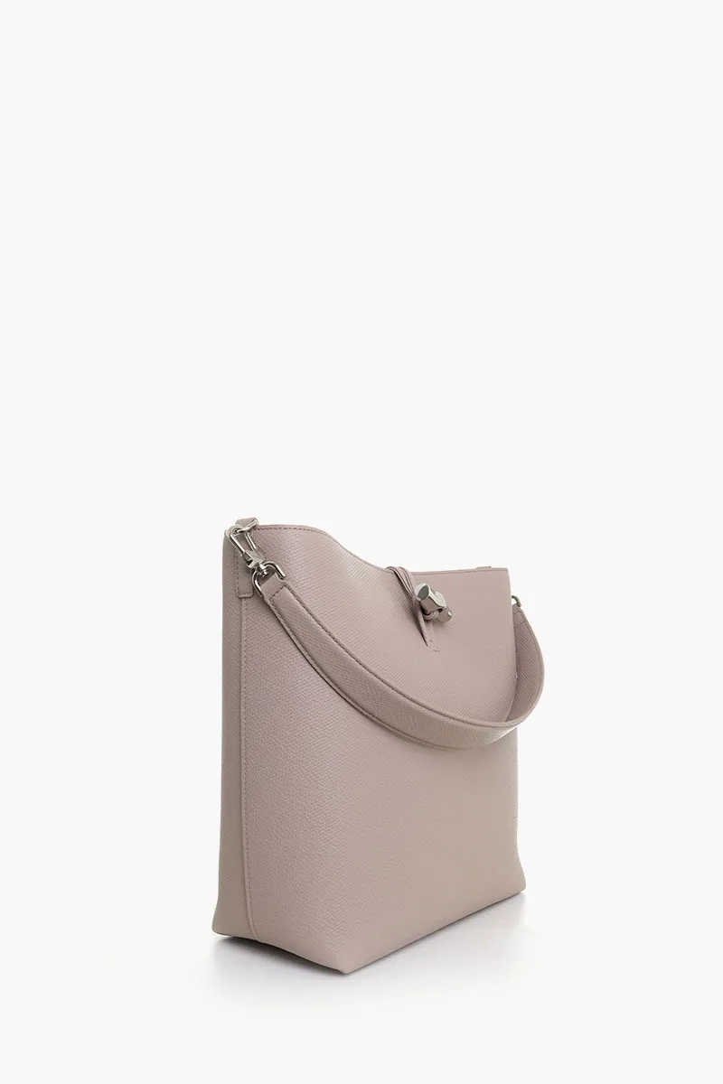 LONGCHAMP Medium Le Roseau Hobo Shoulder Bag in Clay Cowhide Leather 1