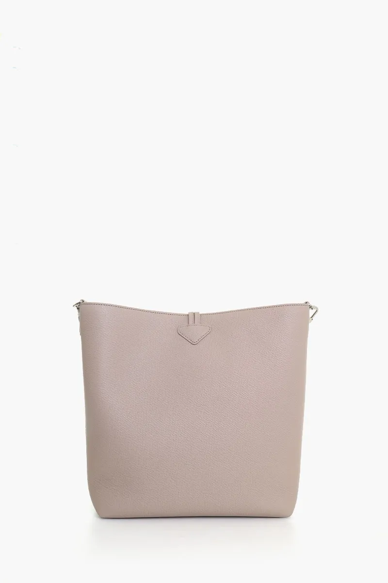 LONGCHAMP Medium Le Roseau Hobo Shoulder Bag in Clay Cowhide Leather 2