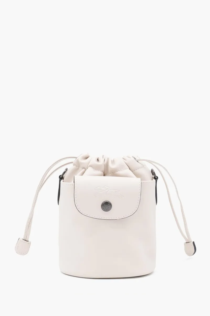 LONGCHAMP Le Pliage Xtra Drawstring Bucket Bag in Paper Leather 0