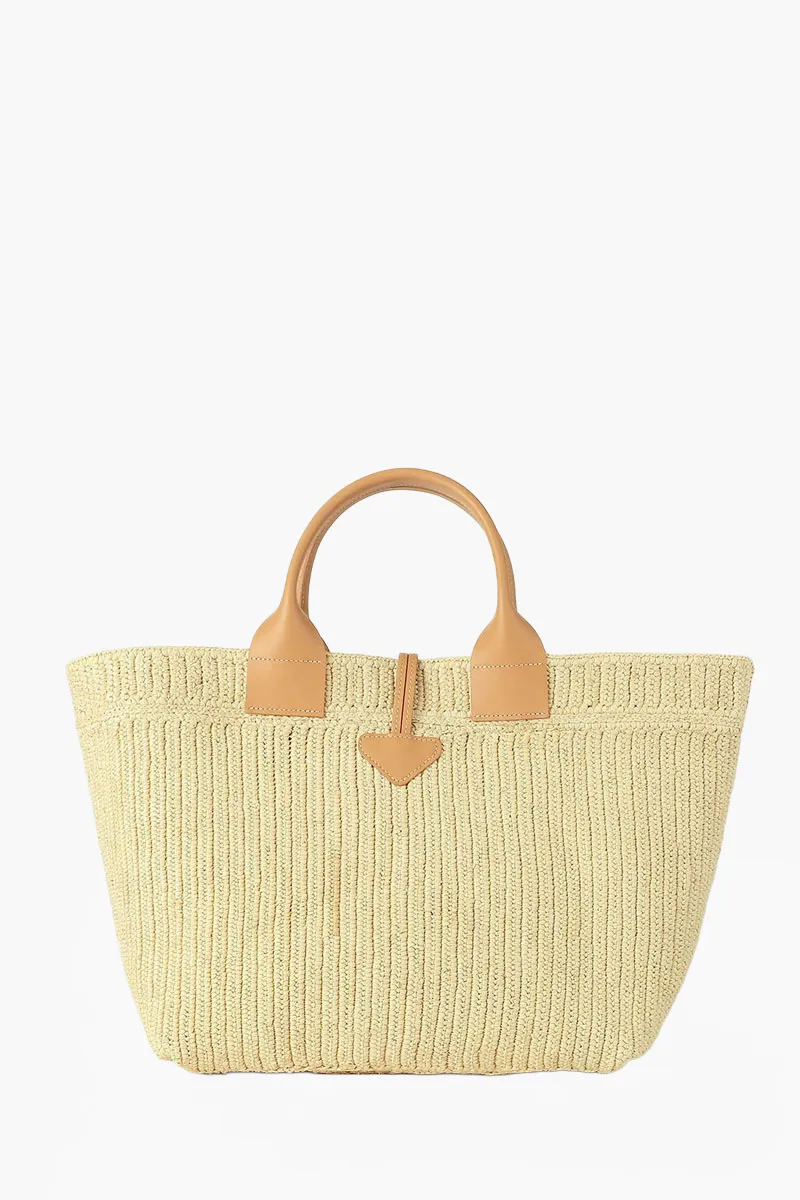 LONGCHAMP Large Le Roseau Tote Bag in Natural Raphia 1