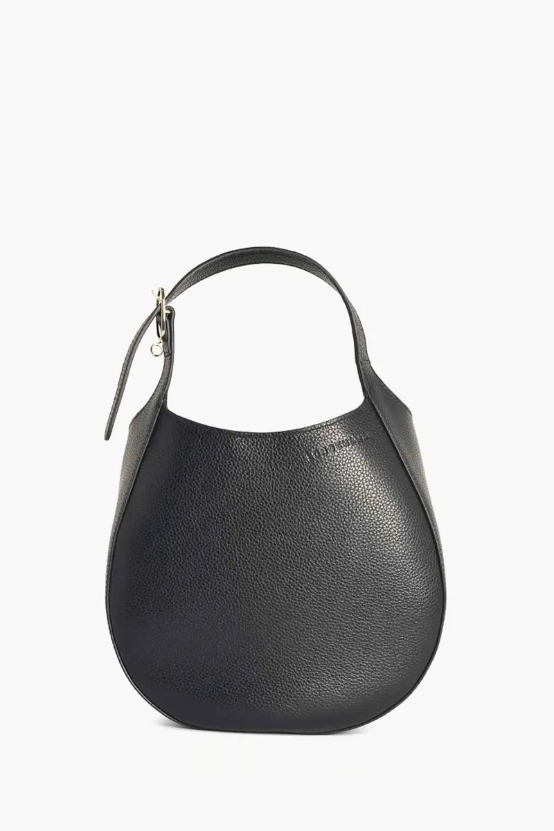 LONGCHAMP Le Foulonné Small Handbag in Black Leather 0