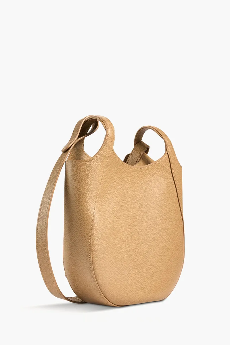 LONGCHAMP Le Foulonné Small Handbag in Biscuit Leather 1