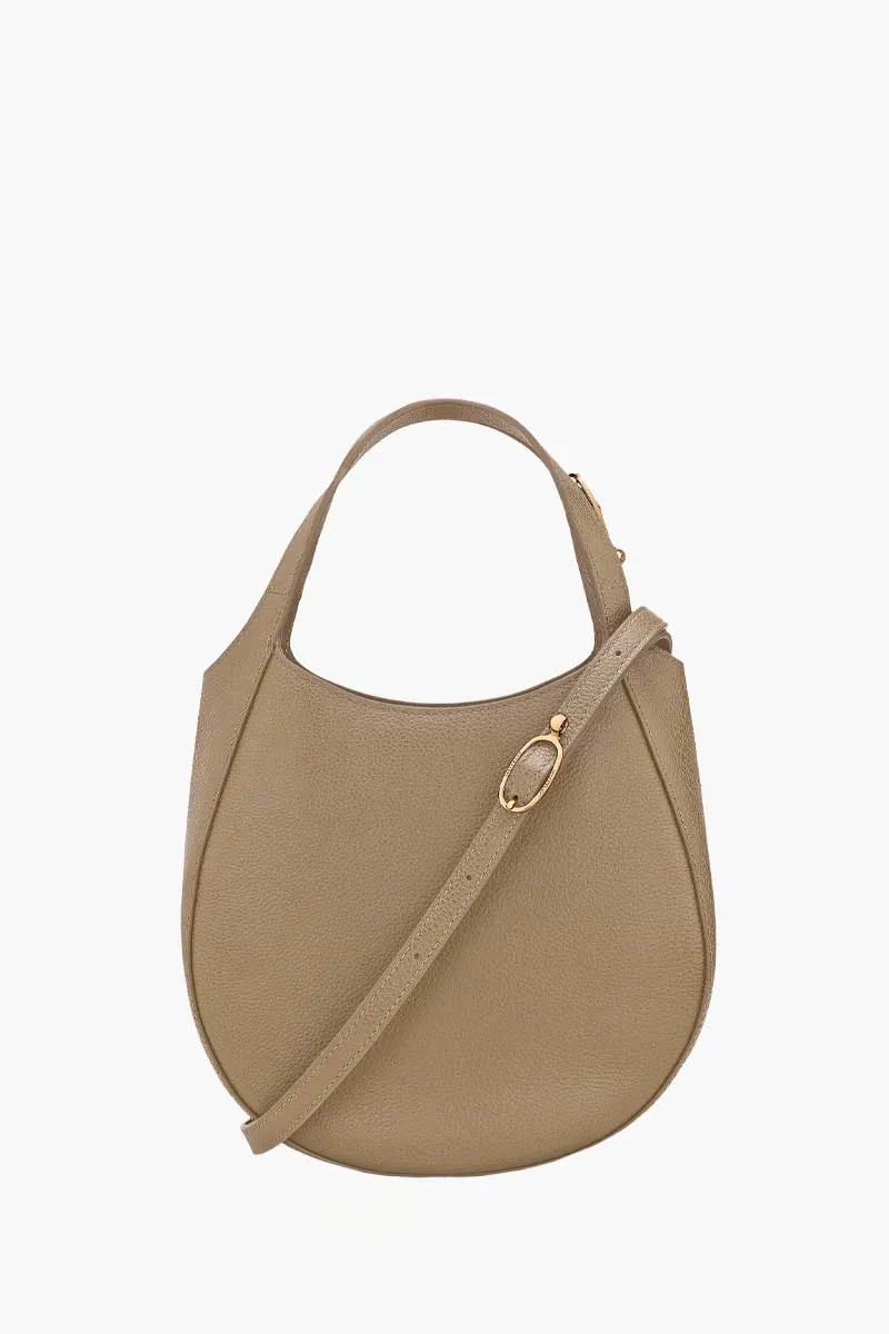 LONGCHAMP Le Foulonné Small Handbag in Lichen Leather 1