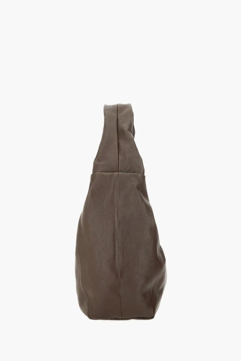 LONGCHAMP Large Le Pliage Xtra Hobo Shoulder Bag in Mocha Goatskin Leather 1