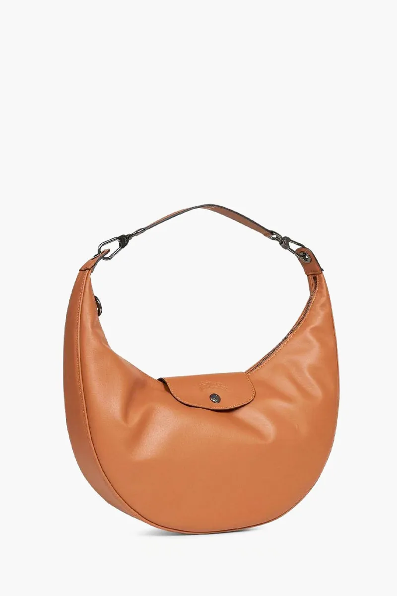 LONGCHAMP Le Pliage Xtra shoulder Bag in Cashew Cowhide Leather 1