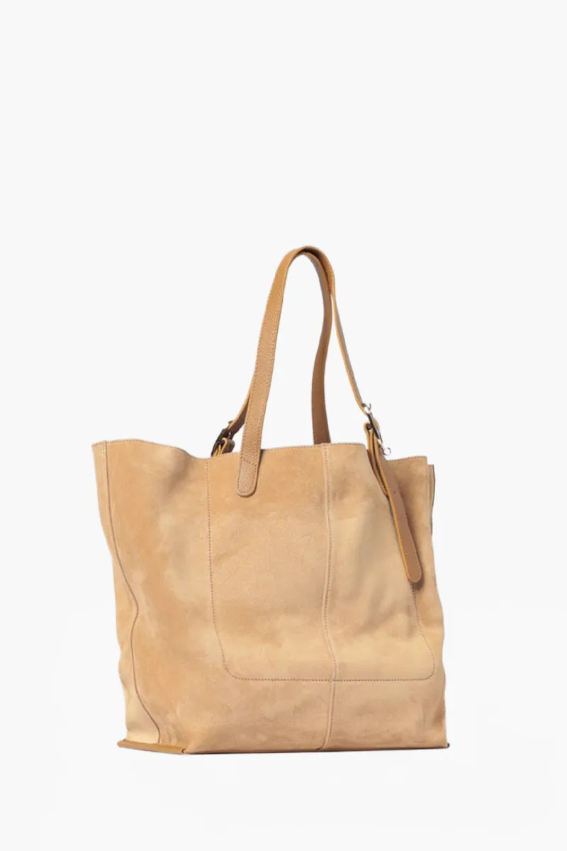 LONGCHAMP Complice Xl Tote Bag in Pecan Suede Calfskin 1