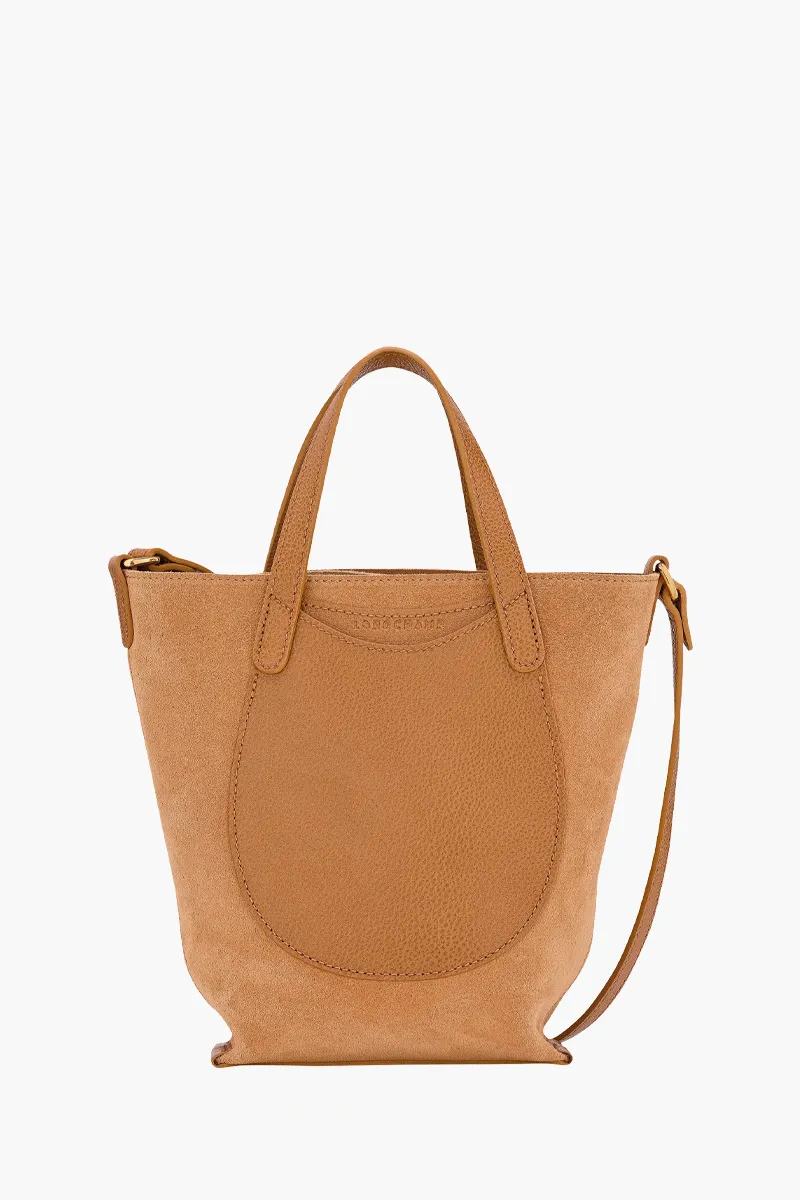 LONGCHAMP Xs Complice Shoulder Bag in Pecan Suede Calfskin 0
