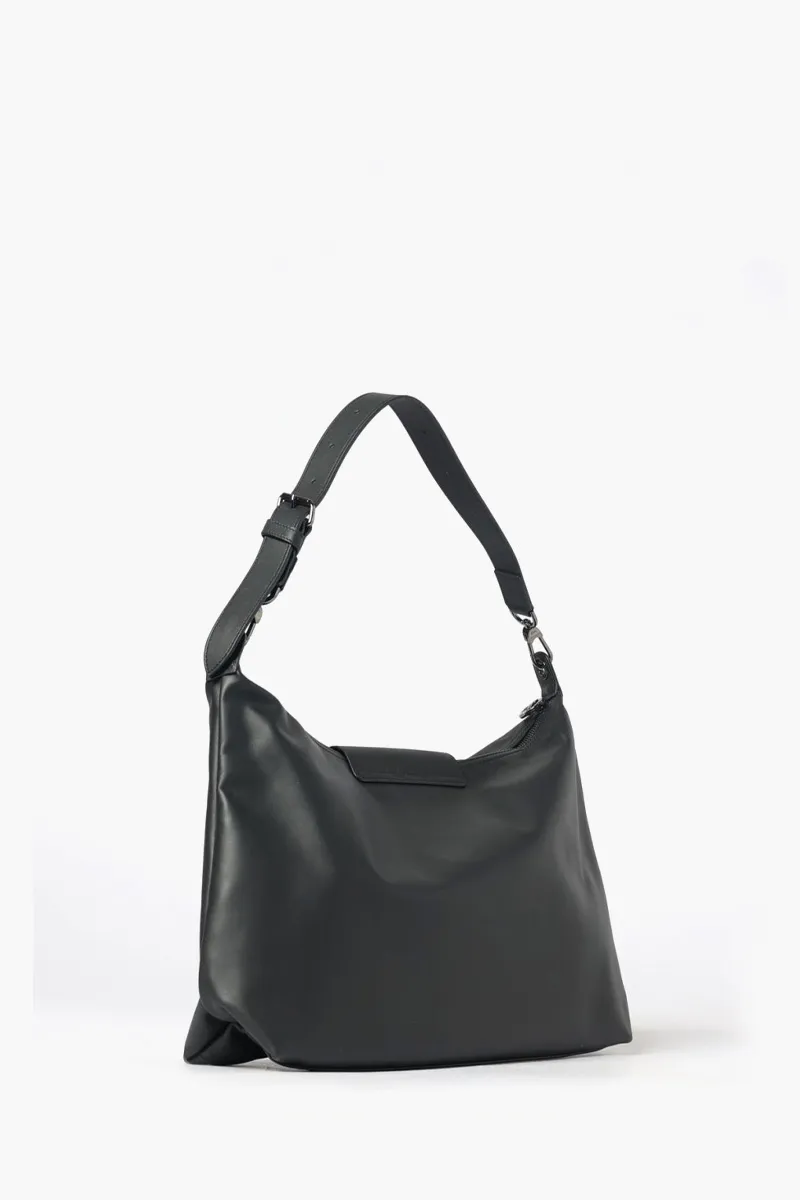LONGCHAMP Le Pliage Extra Xl Shoulder Bag in Black Cowhide Leather 1