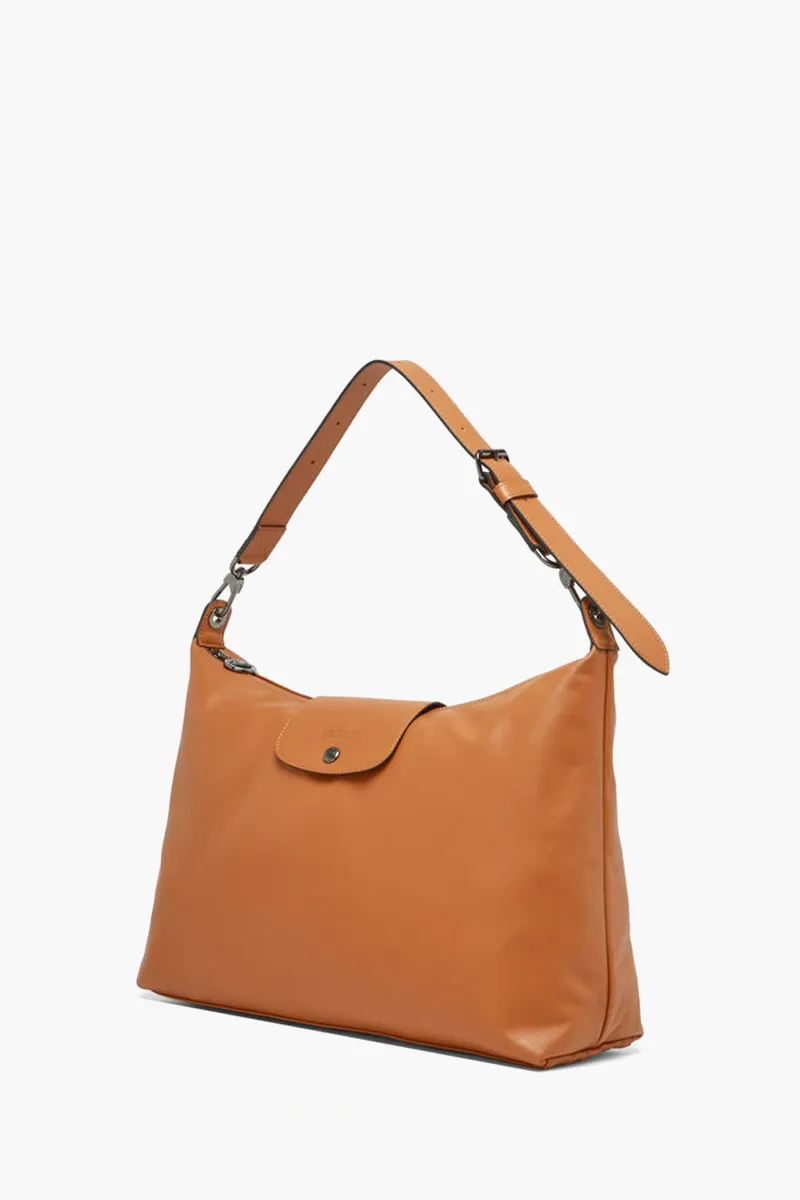 LONGCHAMP Le Pliage Extra Xl Shoulder Bag in Cashew Cowhide Leather 1