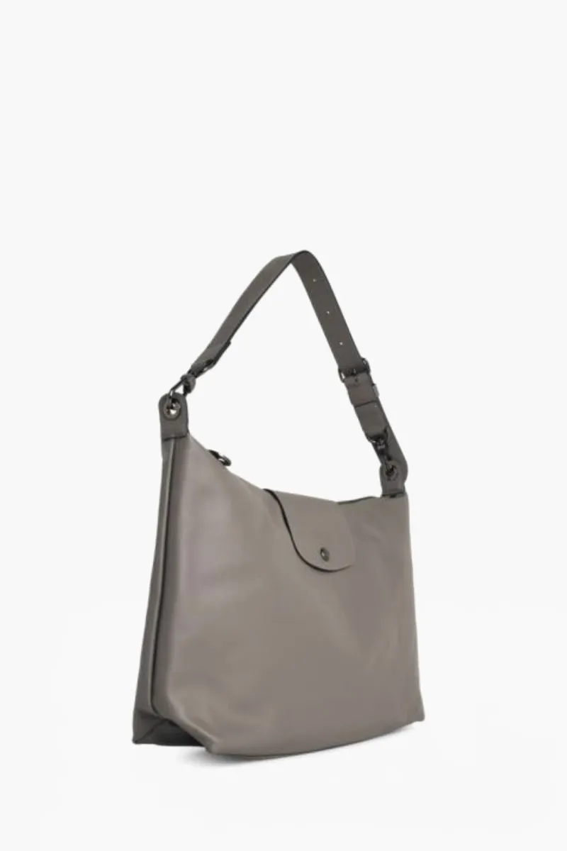 LONGCHAMP Le Pliage Extra Xl Shoulder Bag in Turtledove Cowhide Leather 1