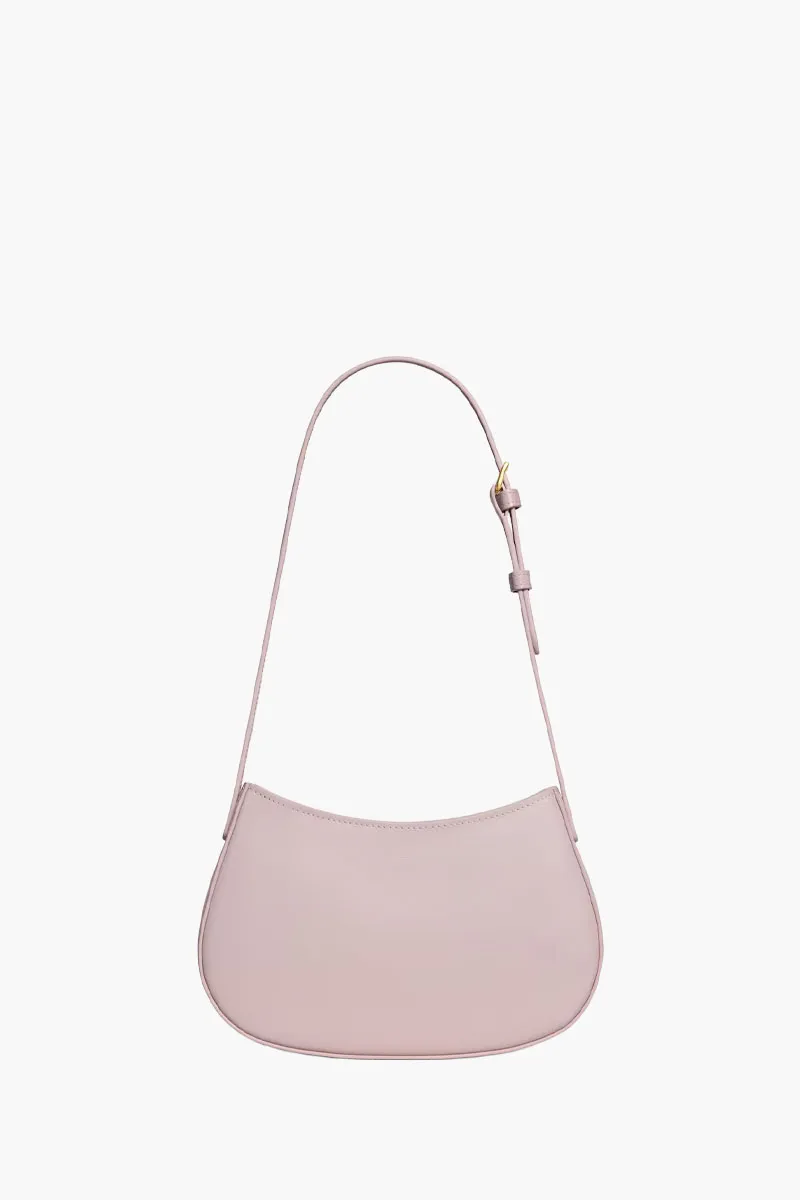 CELINE Medium Tilly Shoulder Bag in Bleached Pink Shiny Calfskin 2