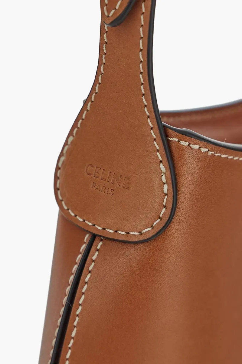 CELINE Alice Hobo Shoulder Bag in Tan Natural Calfskin 3