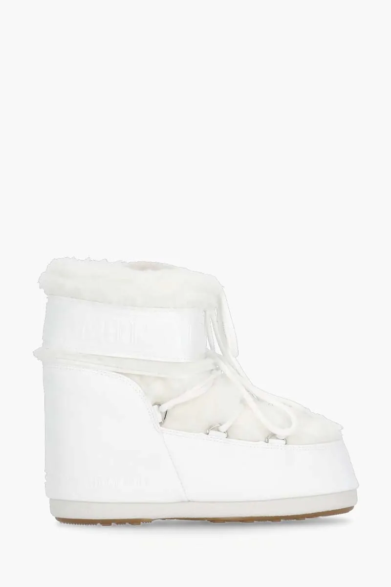 MOON BOOT Women Icon Low Faux-Fur Boots in Optical White 0