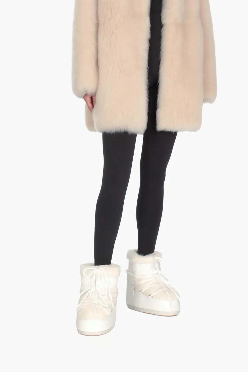 MOON BOOT Women Icon Low Faux-Fur Boots in Optical White 3