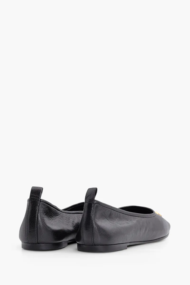 TORY BURCH Women Eleanor Ballet in Perfect Black 2