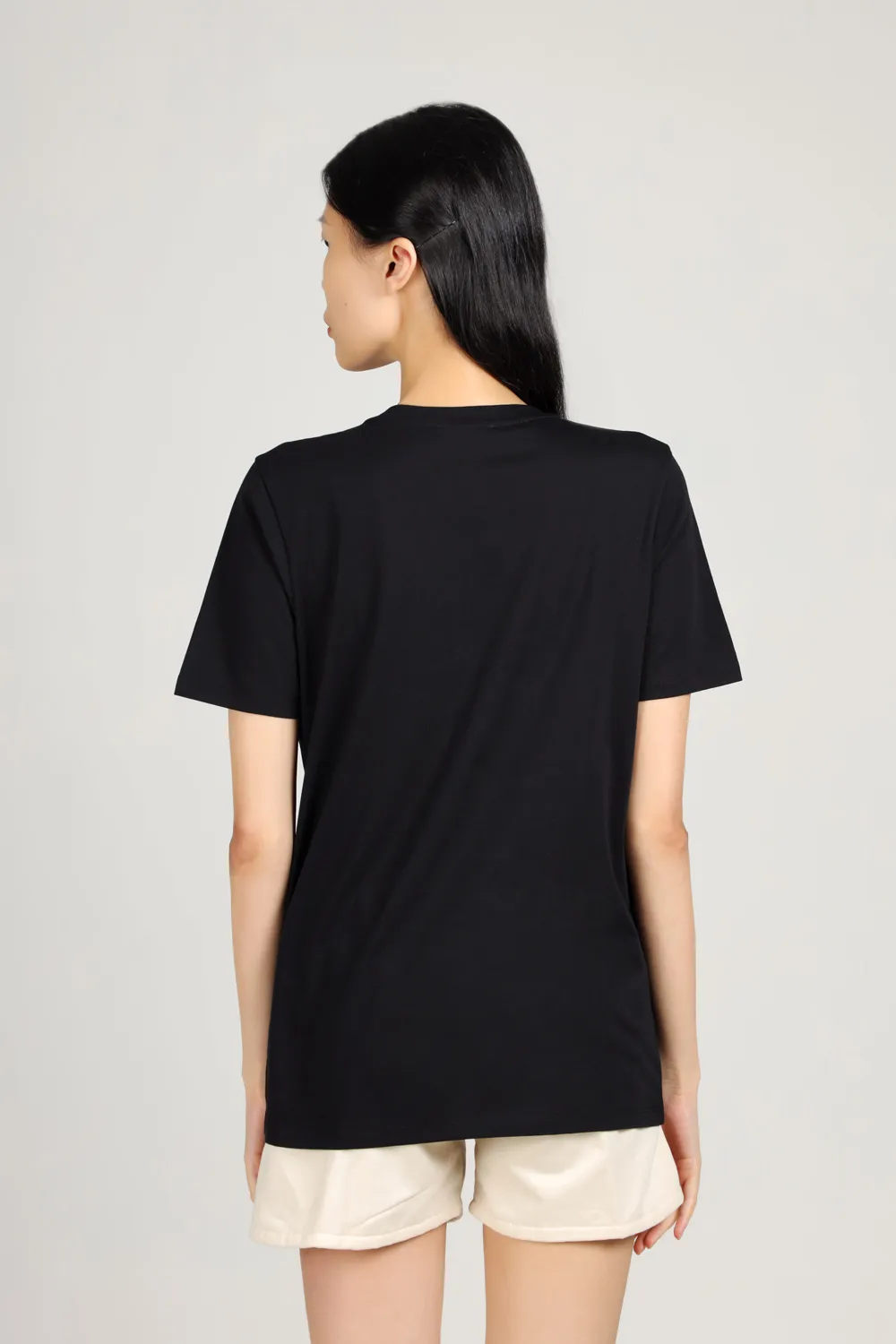 BALMAIN Women Balmain Paris Logo Casual Cut T-Shirt in Black/White 2
