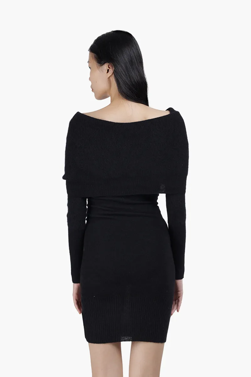JACQUEMUS Women La Robe Ascua in Black 1