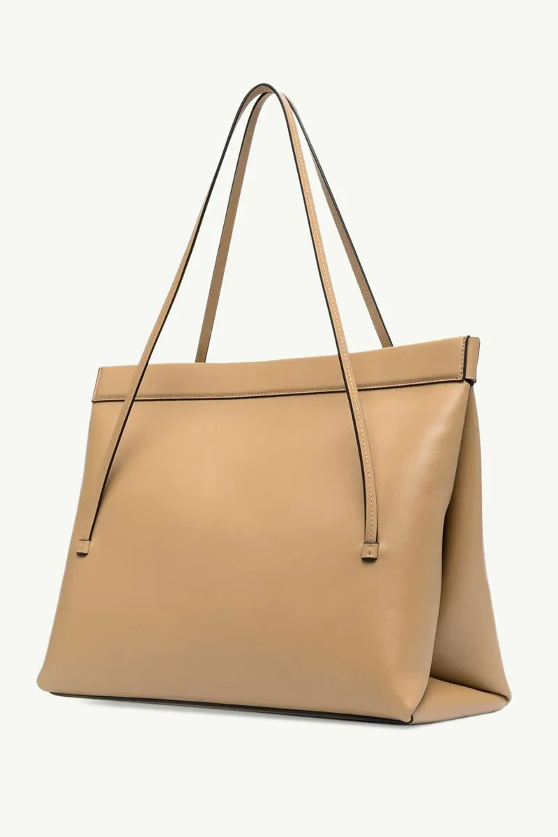 WANDLER Medium Joanna Shoulder Bag in Gingerbread Soft Calf Leather 1