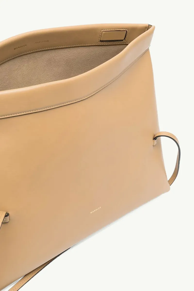 WANDLER Medium Joanna Shoulder Bag in Gingerbread Soft Calf Leather 2