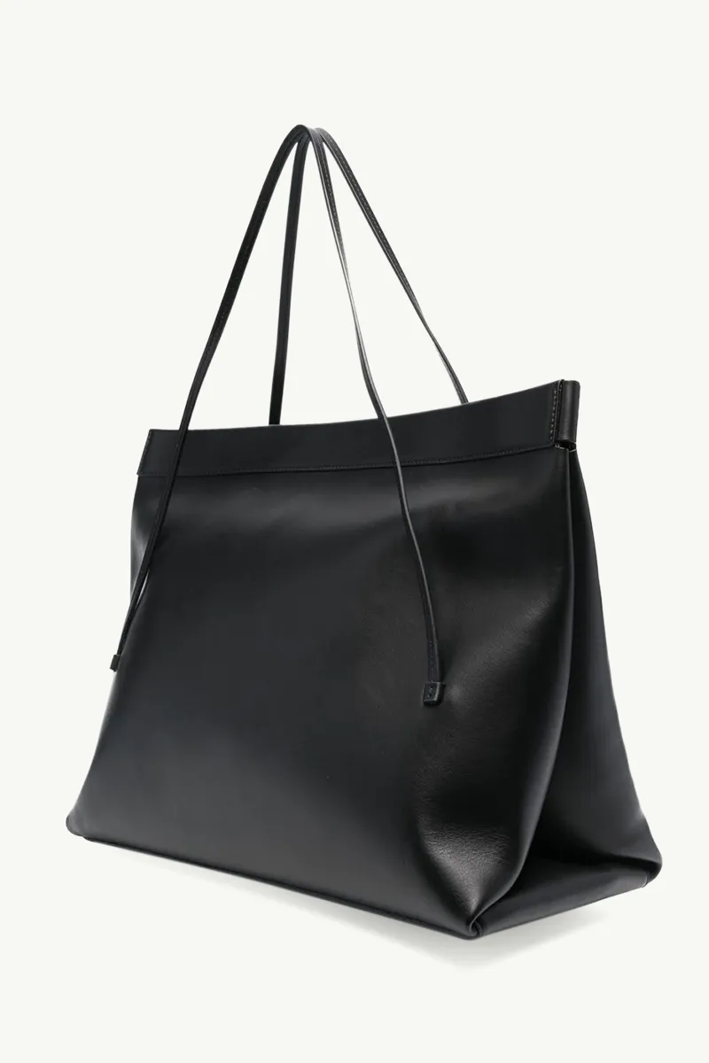 WANDLER Big Joanna Shoulder Bag in Black Soft Calf Leather 1