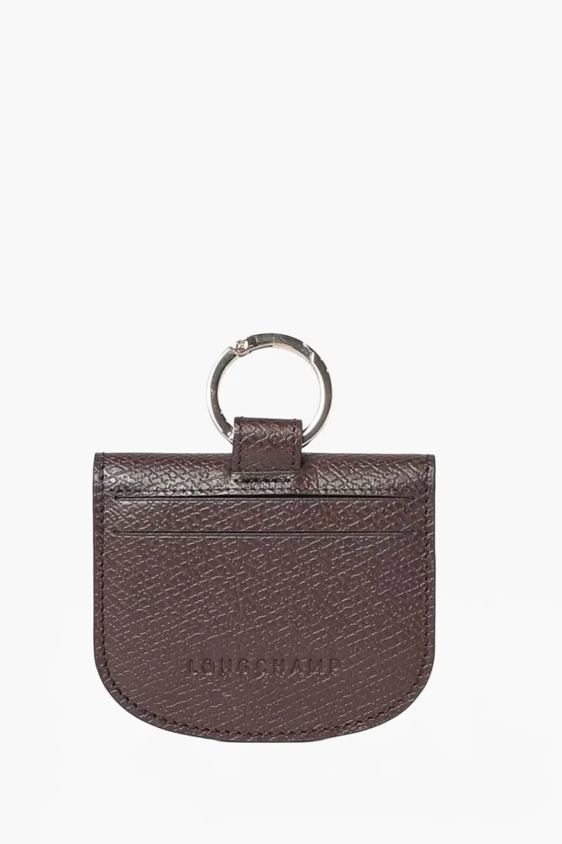 LONGCHAMP Epure Card Holder in Mocha Leather 2