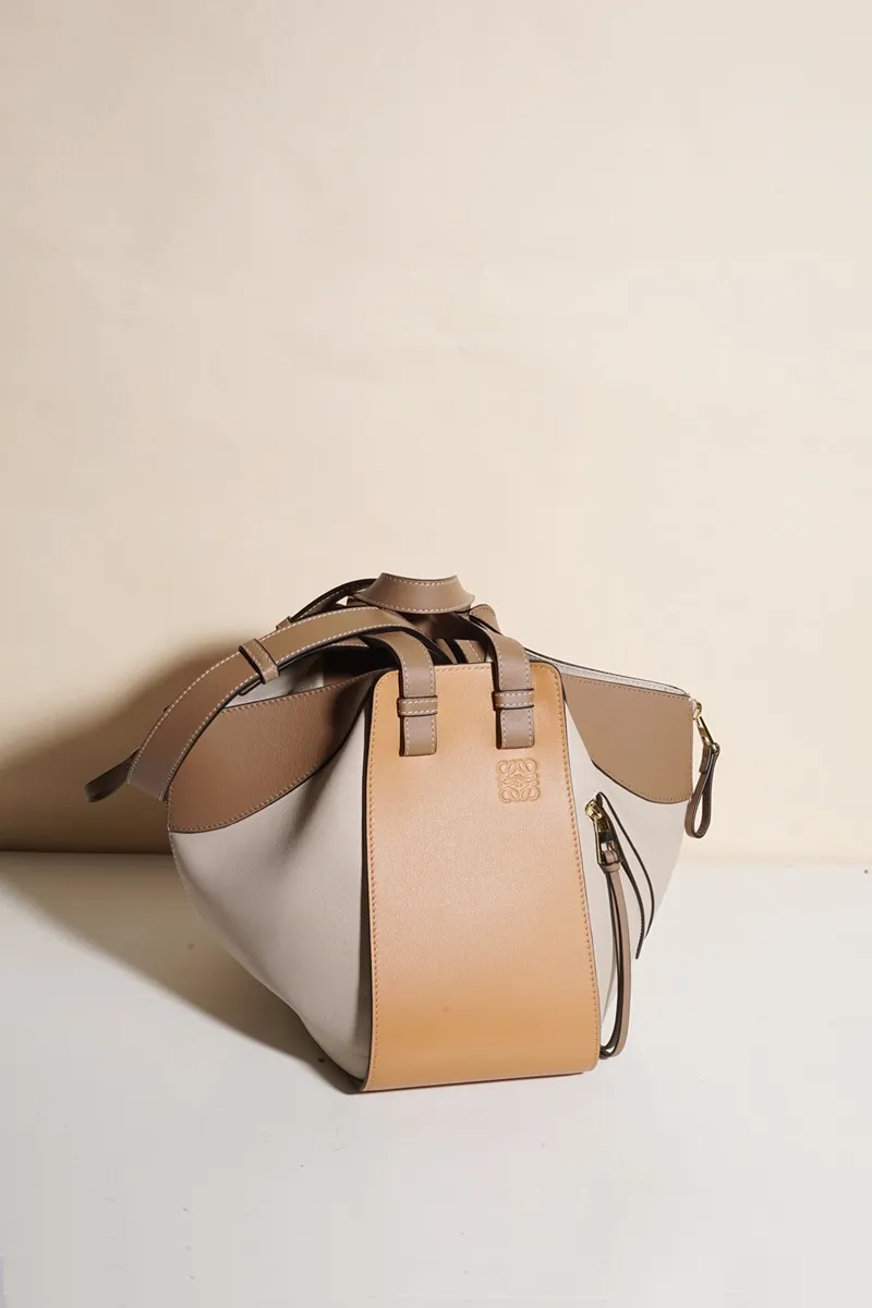 LOEWE Small Hammock Bag in Warm Desert/Mink 3