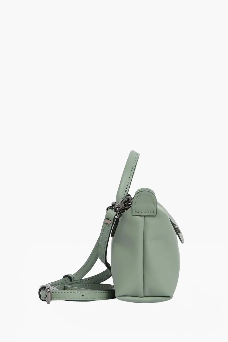 LONGCHAMP Le Pliage Extra XS Pouch in Tundra Cowhide Leather  1
