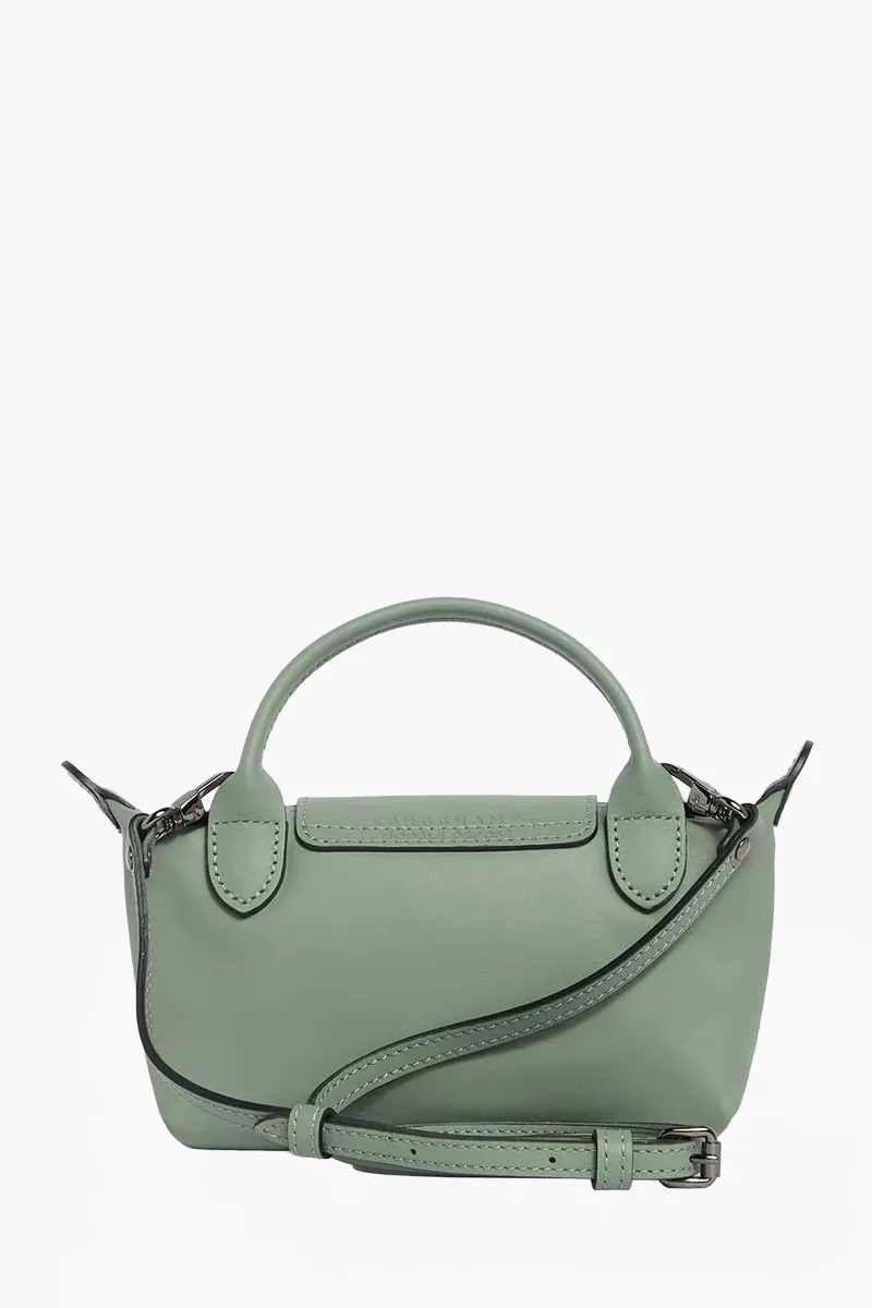 LONGCHAMP Le Pliage Extra XS Pouch in Tundra Cowhide Leather  2