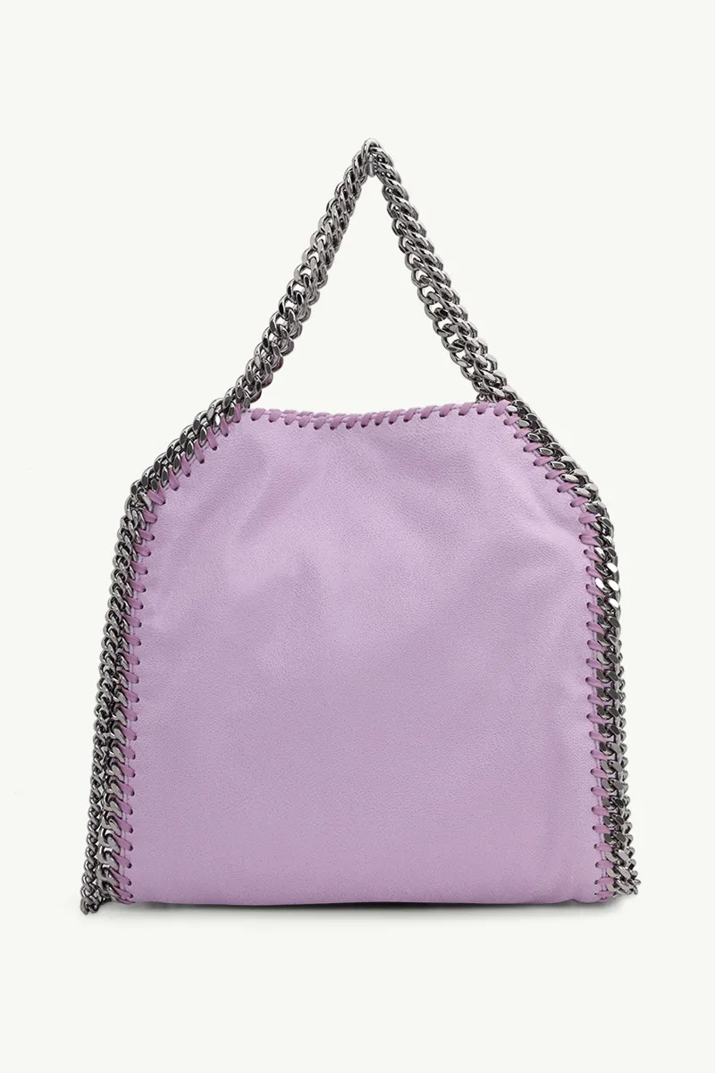STELLA MCCARTNEY Mini Falabella Fold Over Tote in Lilac SHW 1