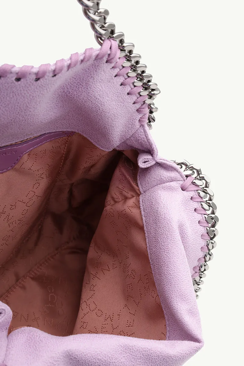 STELLA MCCARTNEY Mini Falabella Fold Over Tote in Lilac SHW 3