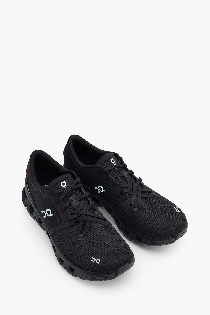 ON Men Cloud X 4 Running Sneakers in Black/eclipse 1