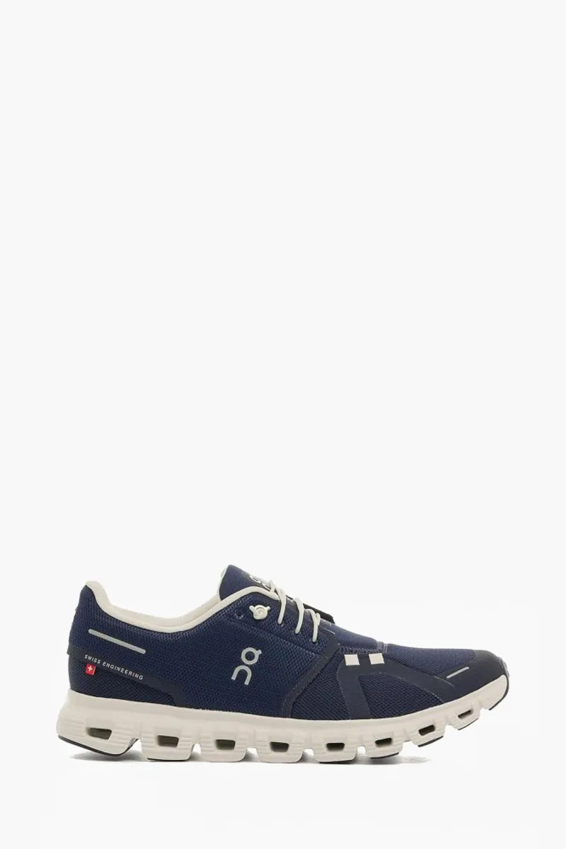 ON Men Cloud 6 Sneakers in Midnight/White 0
