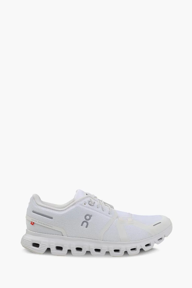 ON Men Cloud 6 Sneakers in White/White 0
