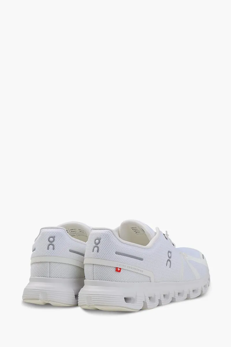 ON Men Cloud 6 Sneakers in White/White 1