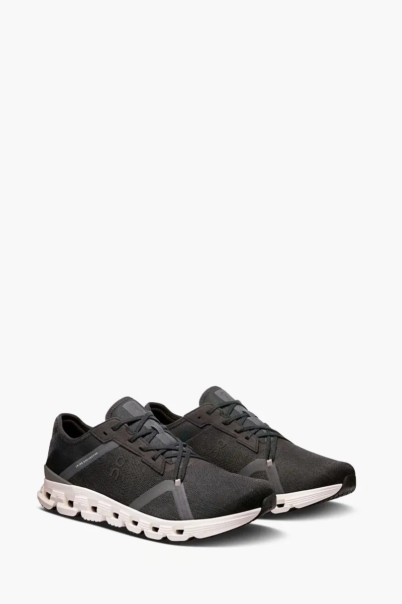 ON Men Cloud X 4 AD Sneakers in Black/Asphalt 1