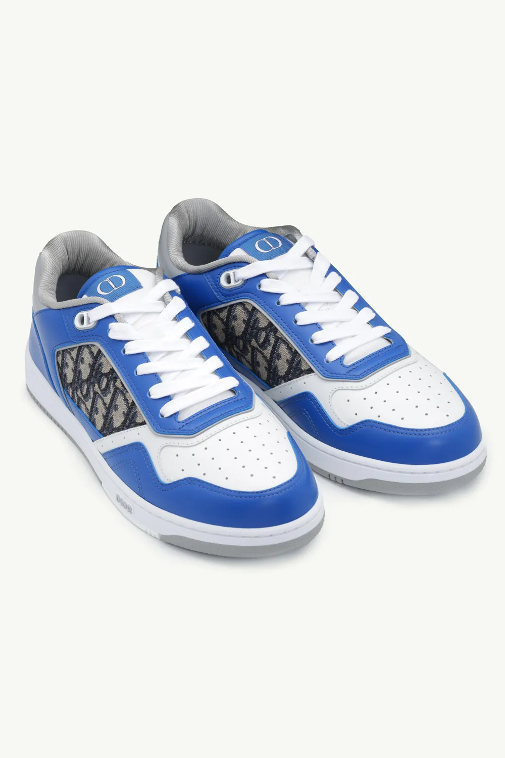 CHRISTIAN DIOR B27 Oblique Low Top Sneakers in Blue/Gray/White Multicolors 1