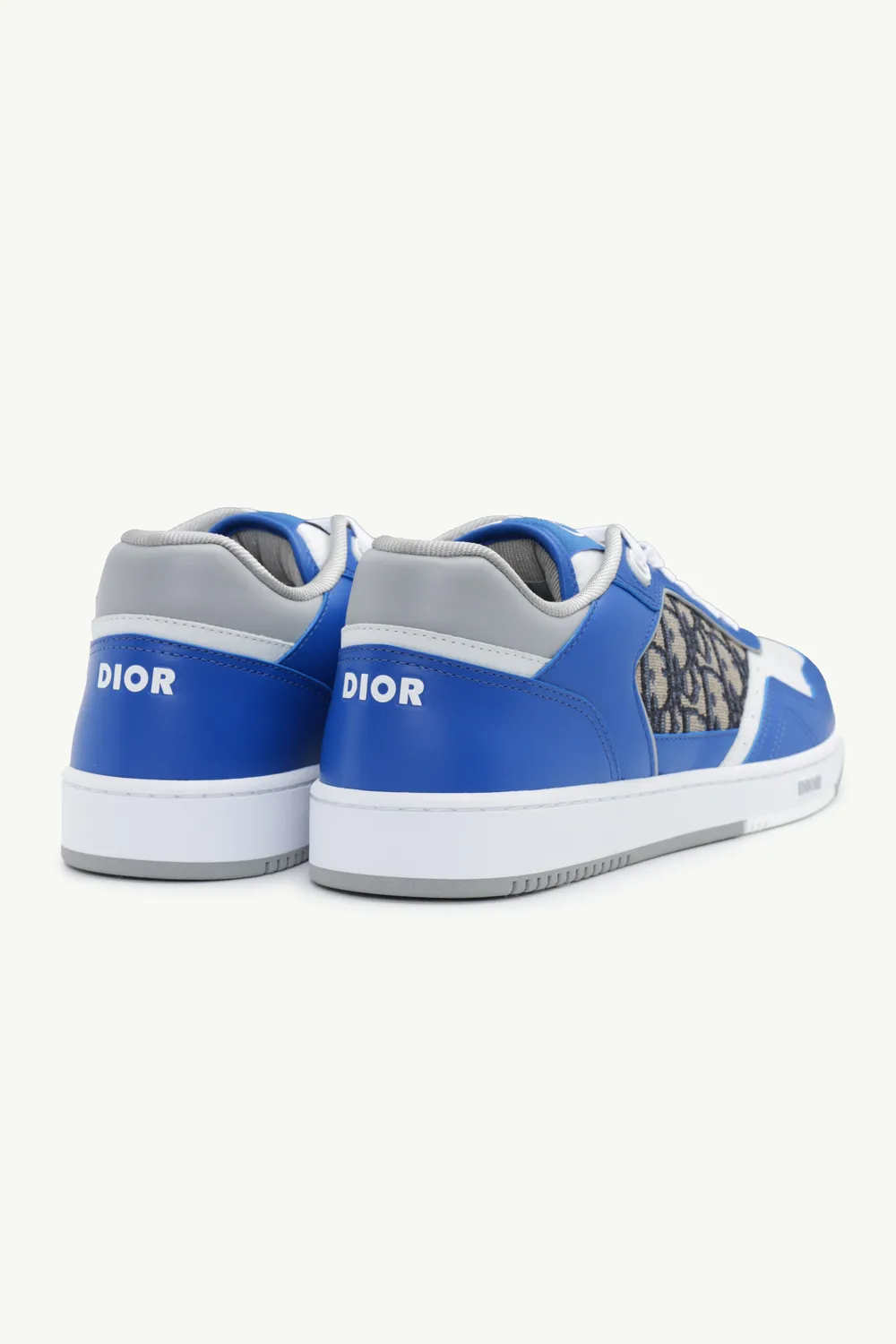 CHRISTIAN DIOR B27 Oblique Low Top Sneakers in Blue/Gray/White Multicolors 2