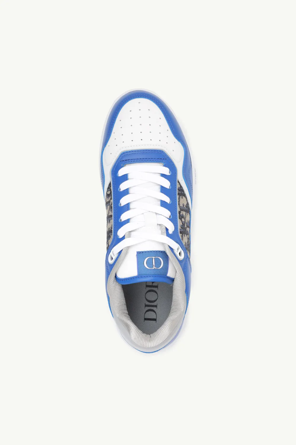 CHRISTIAN DIOR B27 Oblique Low Top Sneakers in Blue/Gray/White Multicolors 3