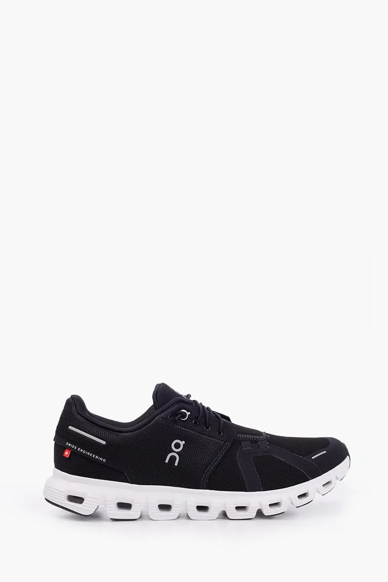 ON Women CLoud 6 Sneakers in Black/White 0