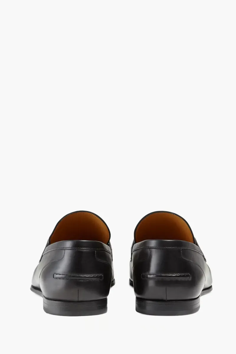 GUCCI Men Jordaan Horsebit Loafers in Black 1