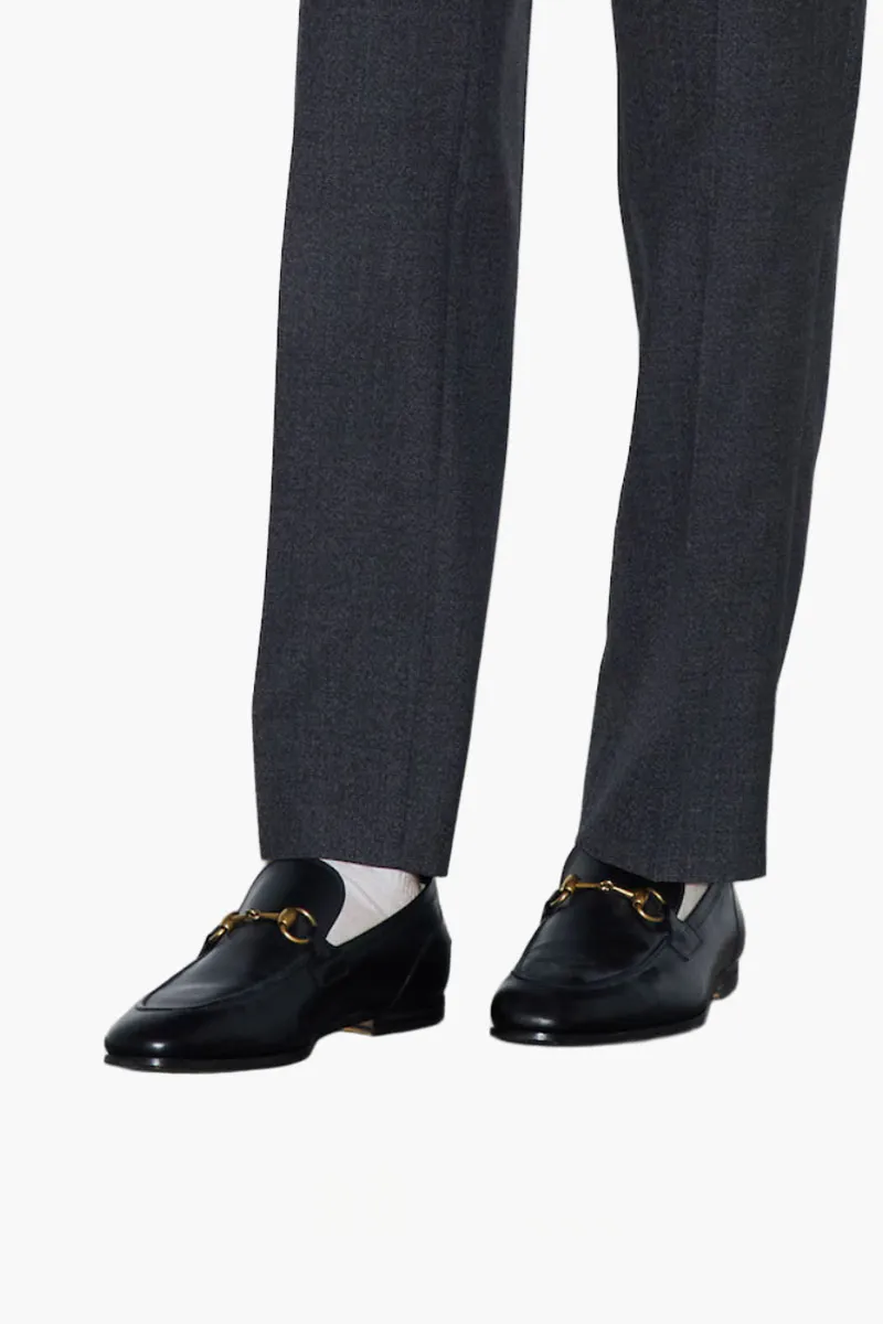 GUCCI Men Jordaan Horsebit Loafers in Black 3